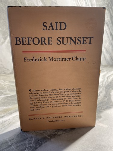Frederick mortimer clapp - frederick,
