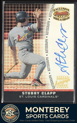 Stubby clapp 2001 bowman - stubby,